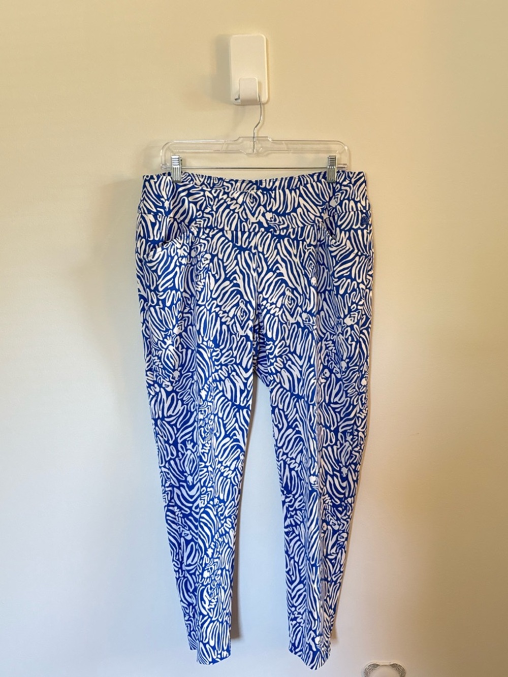 Lilly Pulitzer •‎ Luxletic Corso Pant Upf 50+ Martinique Blue Zee Bebe Golf 14 - Picture 3 of 9